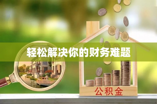 珠晖轻松解决你的财务难题