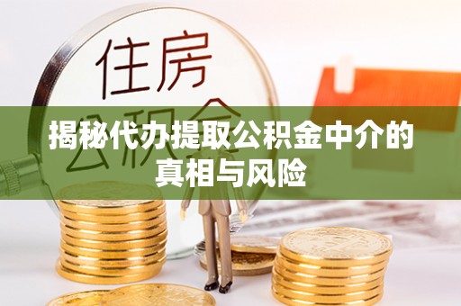 珠晖揭秘代办提取公积金中介的真相与风险