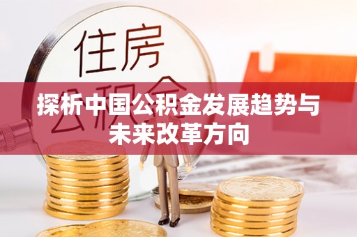珠晖探析中国公积金发展趋势与未来改革方向