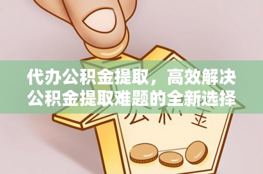 珠晖代办公积金提取，高效解决公积金提取难题的全新选择