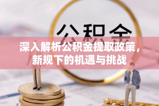 珠晖深入解析公积金提取政策，新规下的机遇与挑战