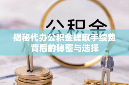 珠晖揭秘代办公积金提取手续费背后的秘密与选择
