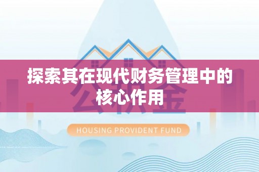 珠晖探索其在现代财务管理中的核心作用