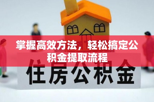 珠晖掌握高效方法，轻松搞定公积金提取流程
