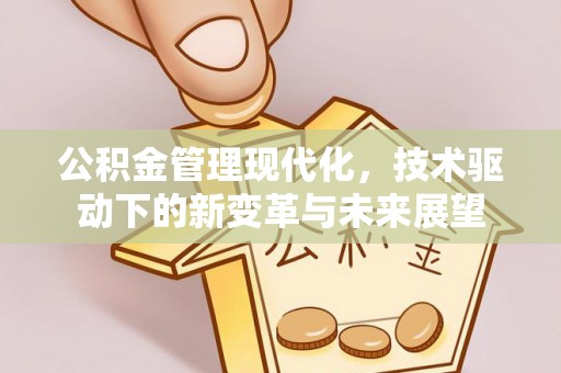 珠晖公积金管理现代化，技术驱动下的新变革与未来展望