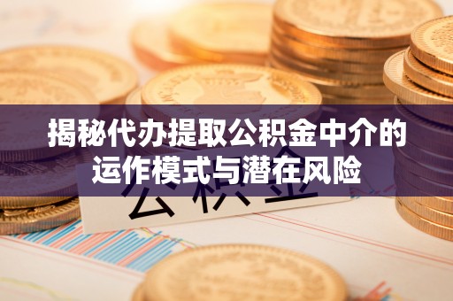 珠晖揭秘代办提取公积金中介的运作模式与潜在风险
