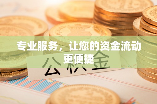 珠晖专业服务，让您的资金流动更便捷