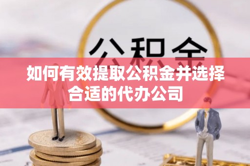 珠晖如何有效提取公积金并选择合适的代办公司